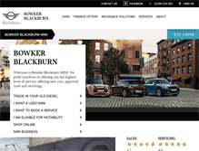 Tablet Screenshot of bowkerblackburnmini.co.uk